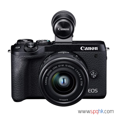 Canon EOS M6 Mark II Mirrorless Camera for Vlogging + 15-45mm Lens, CMOS, APS-C Sensor Kwun Tong, Kowloon, Hong Kong